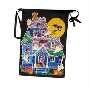 Vintage Halloween Handmade Trick Or Treat Bag Glow In The Dark